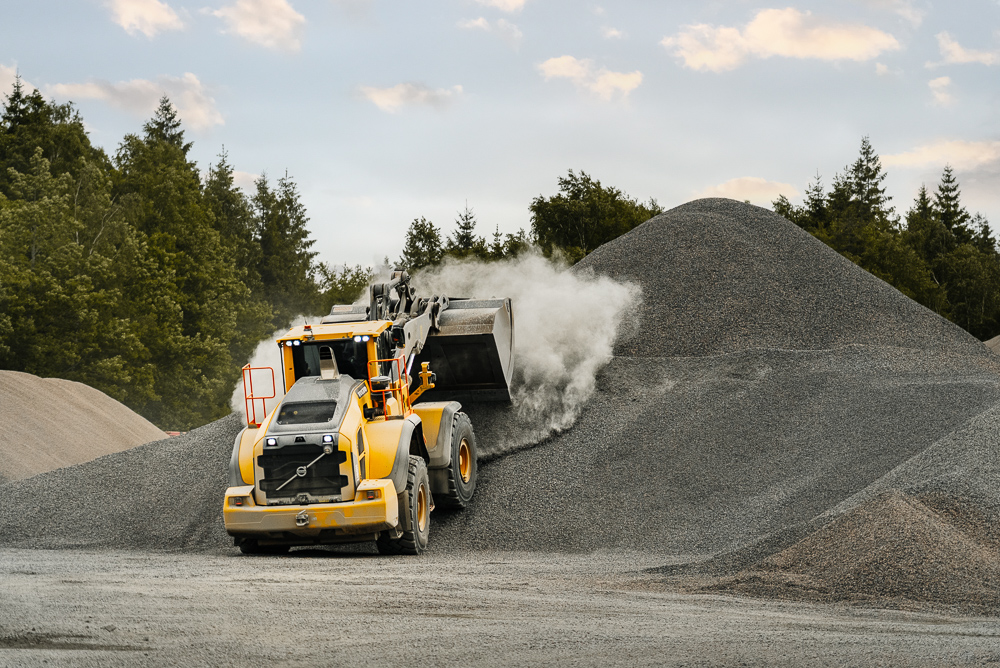 Berg-, sand- & krossprodukter i grusschakt